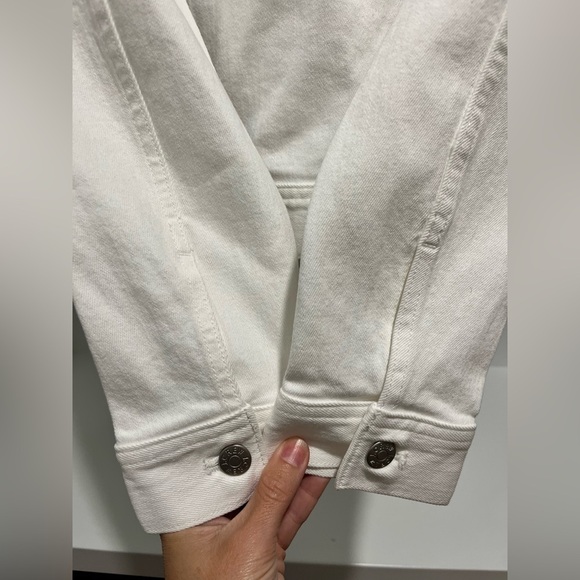 J.Crew Collared Denim Jacket NEW Small classic timeless - Picture 8 of 10